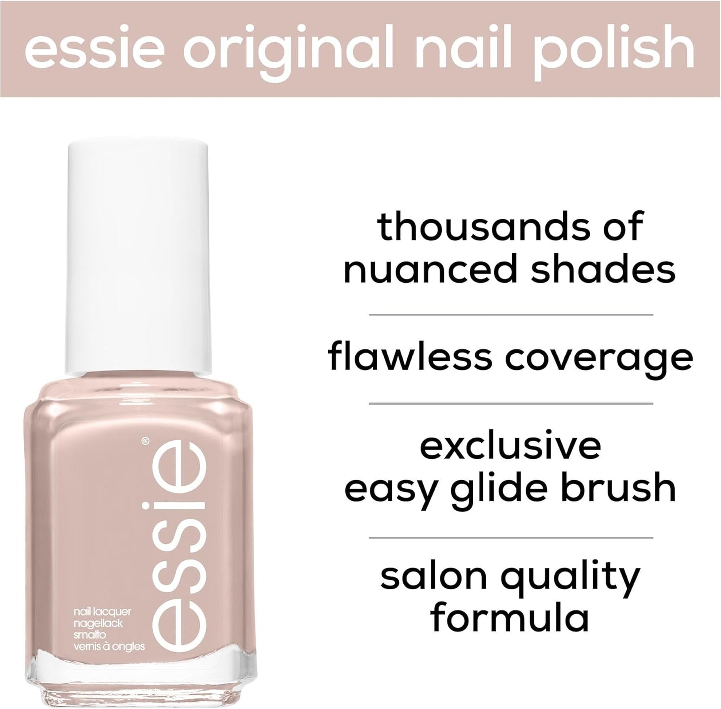 Original Nail Colour, Pale Pink Opaque Finish, 6 Ballet Slippers, 13.5 Ml