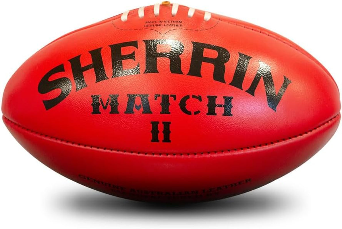 Match Leather Aussie Rule Football Size 4