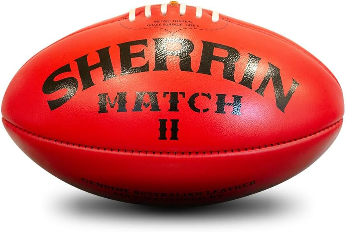 Match Leather Aussie Rule Football Size 4